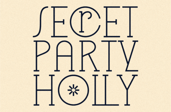 Sleigh Holiday Font PNG with transparent background - Preview 1