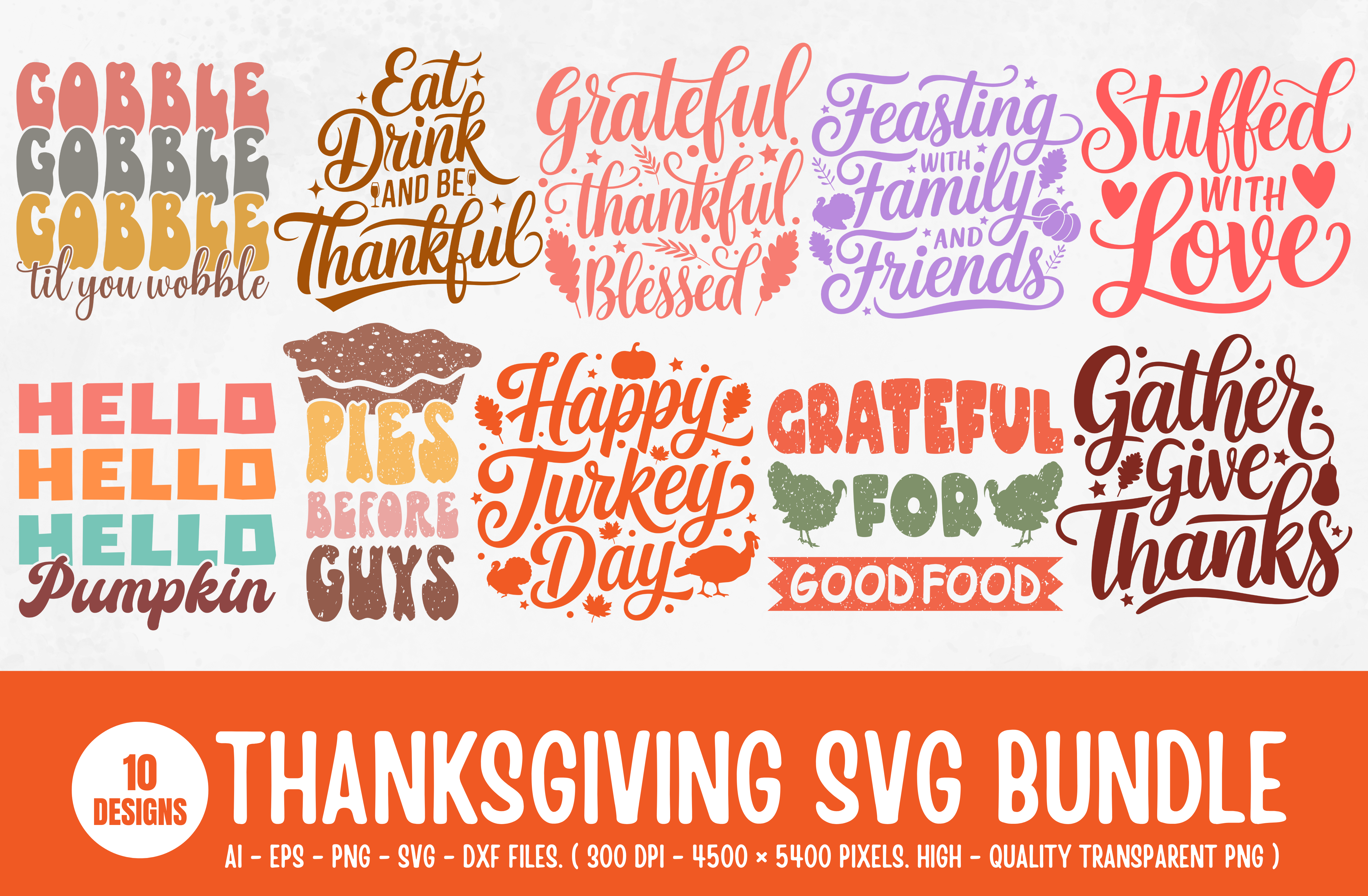 Thanksgiving SVG Bundle Graphic by Design Gifts · Creative Fabrica