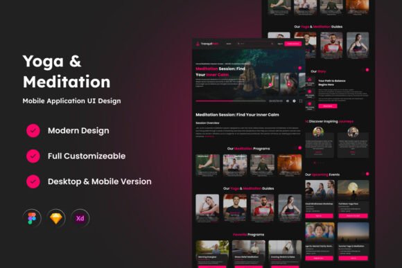 TranquilPath - Relaxation Landing Page