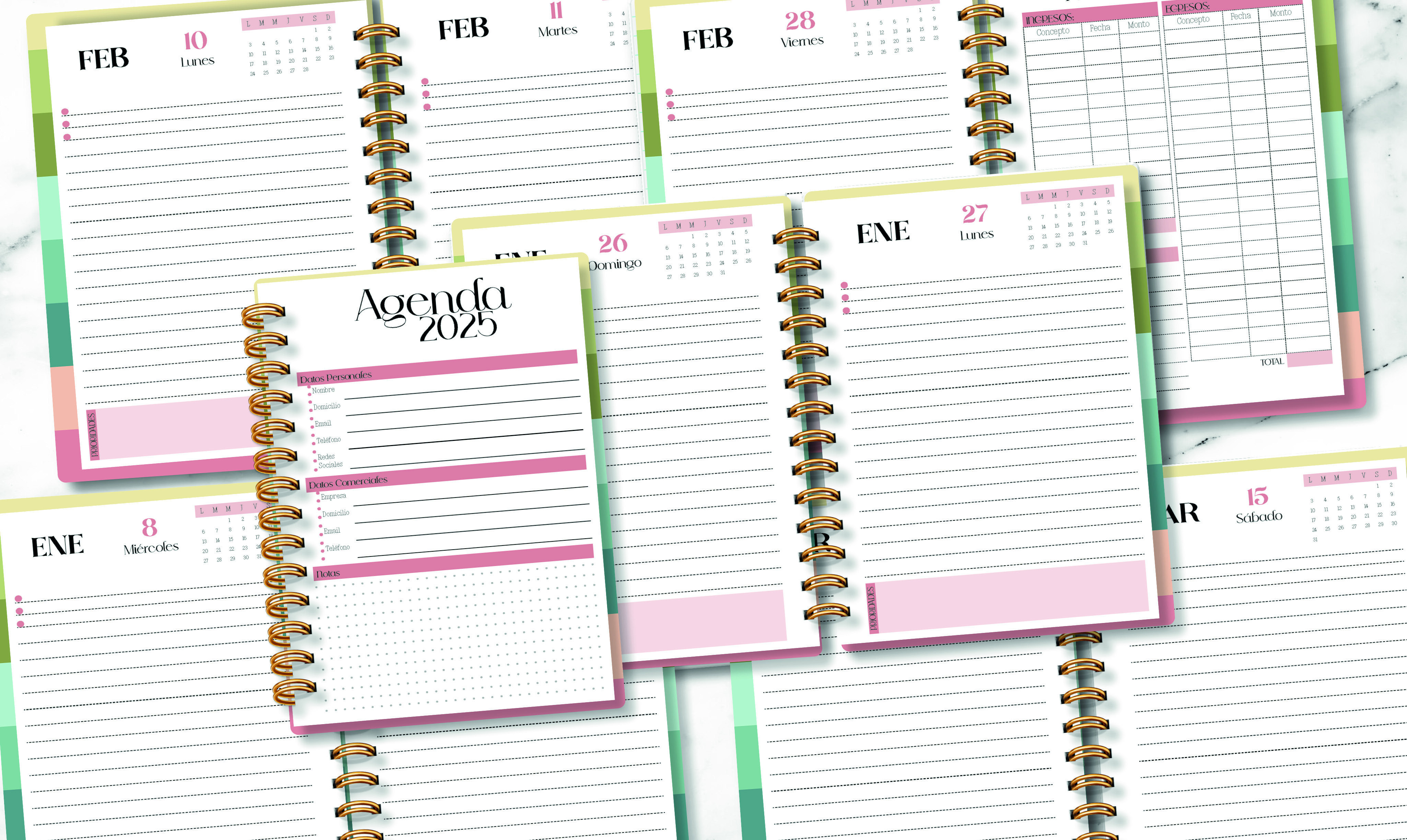 2025 Daily Planner | Half-Letter Printa Graphic by HappyPlanning ...