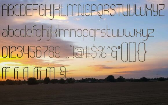 Albireo Font - Preview 1