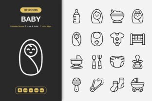 Baby Icons Graphic by Spacepixel Creative · Creative Fabrica