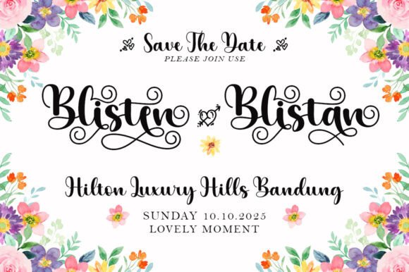 Blisten Font - Preview 2
