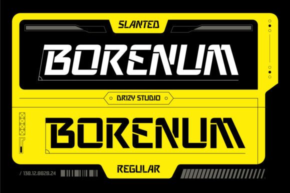 Borenum Font - Preview 2
