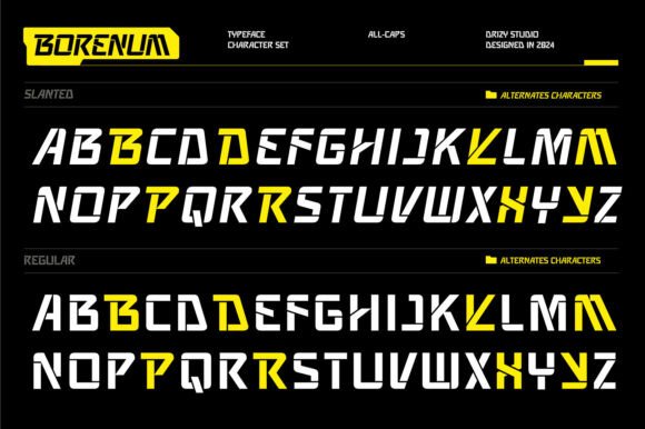 Borenum Font - Preview 3
