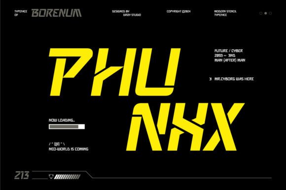 Borenum Font - Preview 4