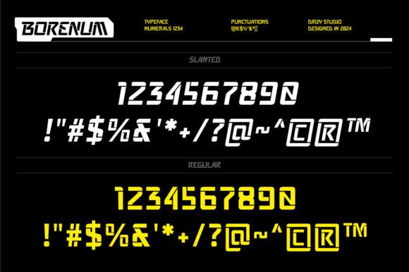 Borenum Font - Preview 5