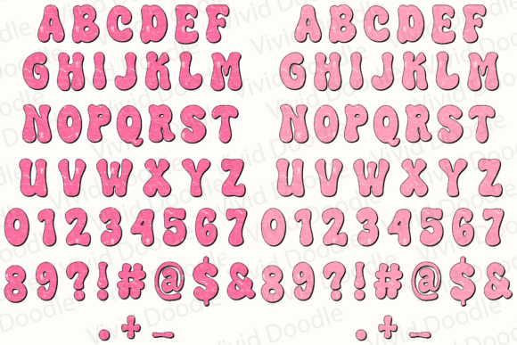 Bright Flower Doodle Font - Preview 3