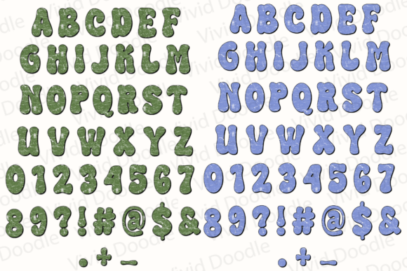 Bright Flower Doodle Font - Preview 4
