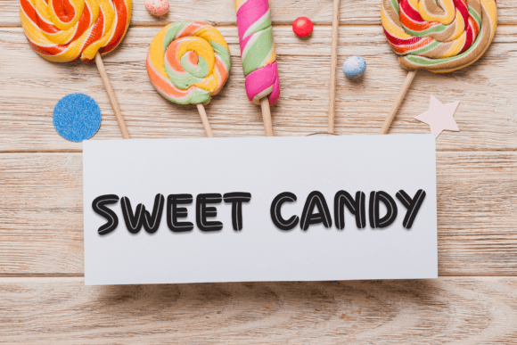 Candy Cane Font - Preview 4