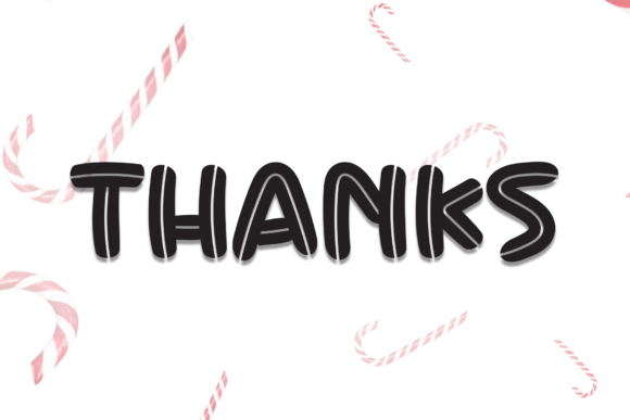 Candy Cane Font - Preview 6