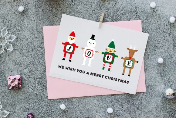 Christmas Doll Font PNG with transparent background - Preview 3
