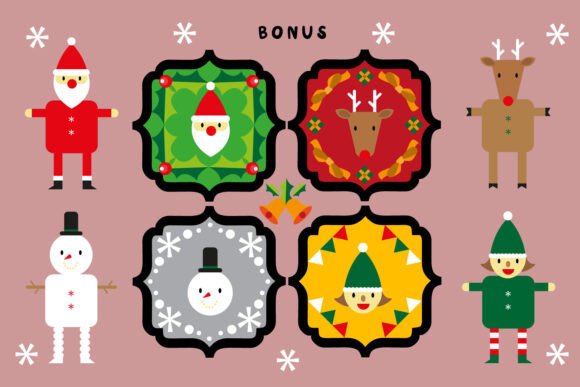 Christmas Doll Font PNG with transparent background - Preview 5