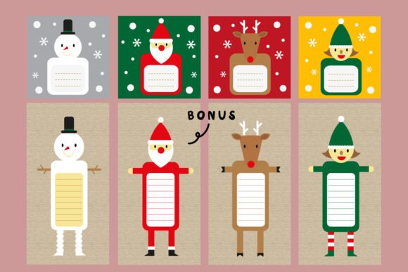 Christmas Doll Font PNG with transparent background - Preview 6