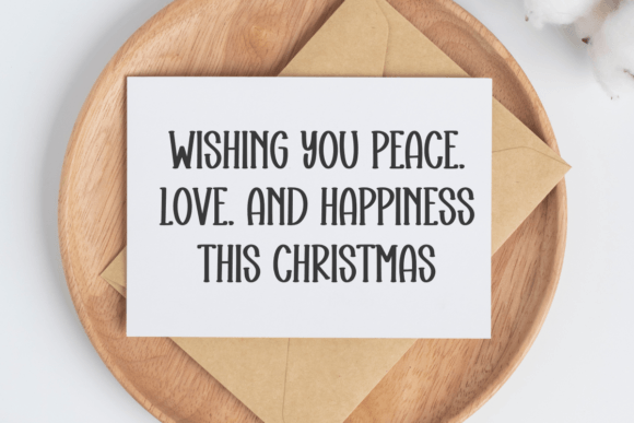 Christmas Greeting Font - Preview 3