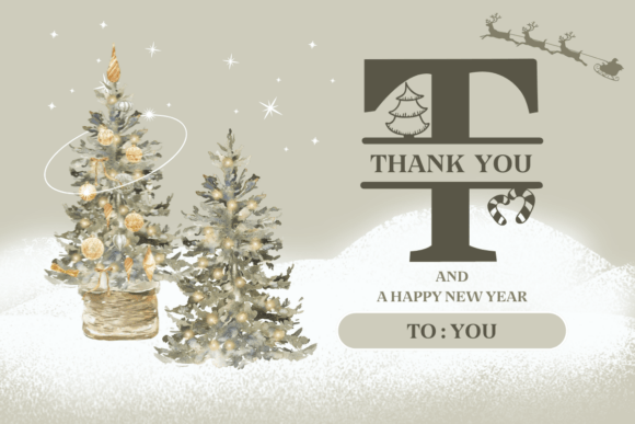 Christmas Monogram Font - Preview 5