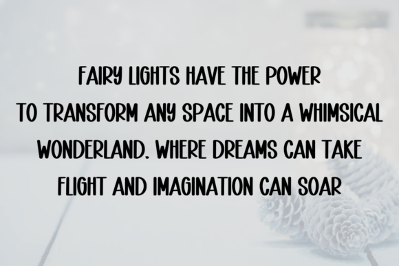 Fairy Lights Font - Preview 1
