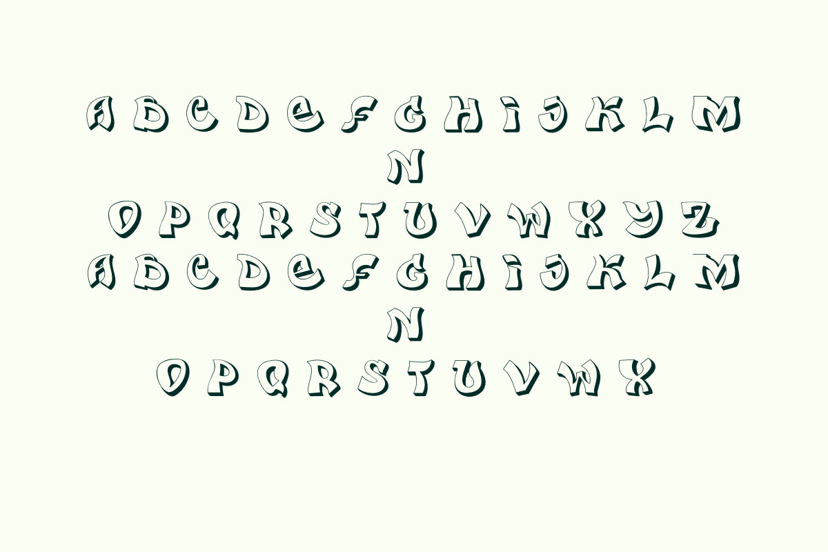 Fancy Christmas Font - photo 3