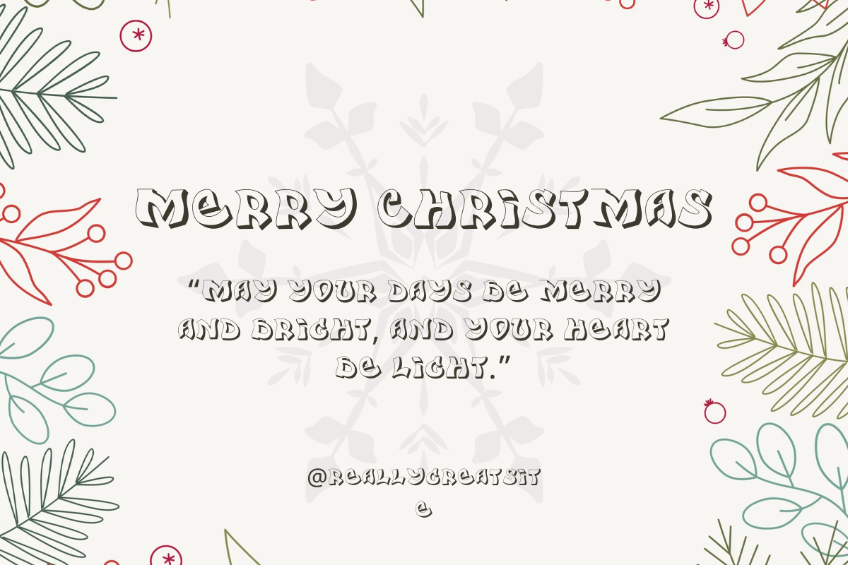 Fancy Christmas Font - photo 5