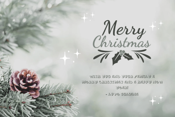 Fancy Christmas Font - Preview 4