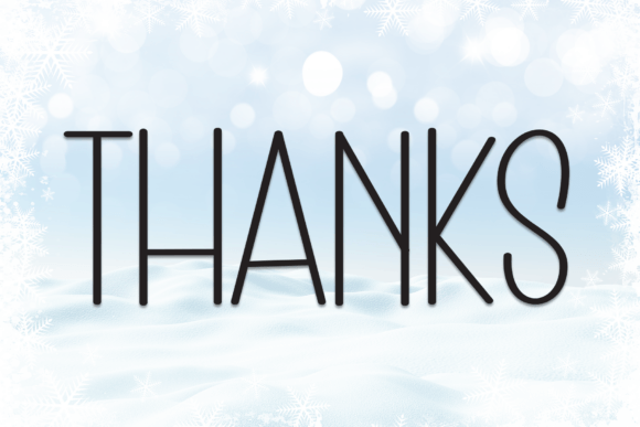 Frosty Christmas Font - Preview 6