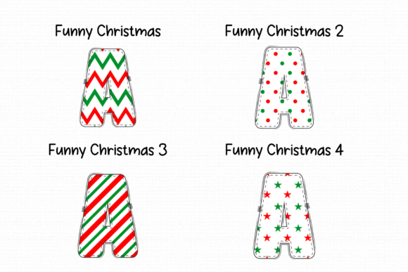 Funny Christmas Font - Preview 1