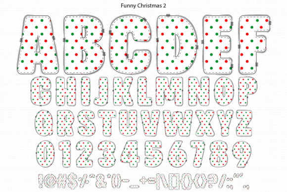 Funny Christmas Font - Preview 3