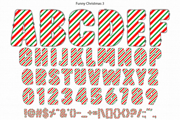 Funny Christmas Font - Preview 4