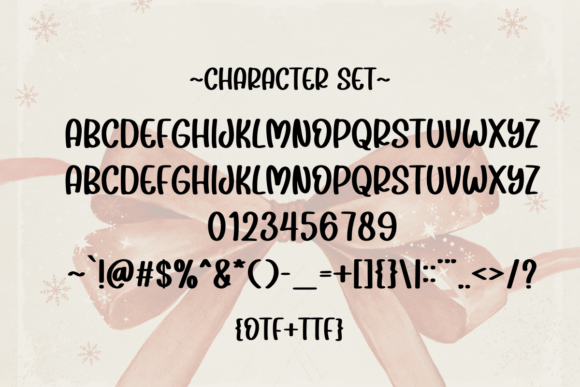Gift Ribbon Font - Preview 2