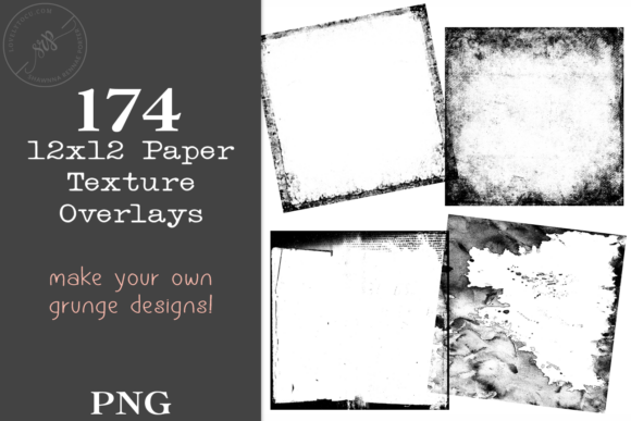 Grunge Texture Overlays Bundle