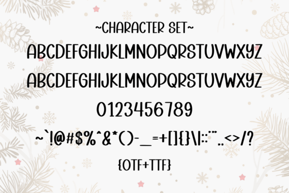 Happy Christmas Font - Preview 2
