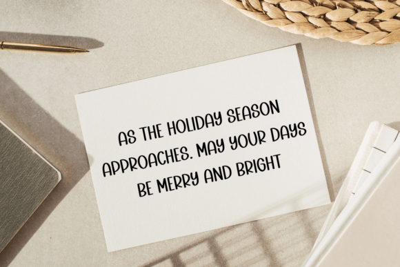 Happy Christmas Font - Preview 3