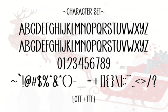 Holyday Season Font PNG with transparent background - Preview 2