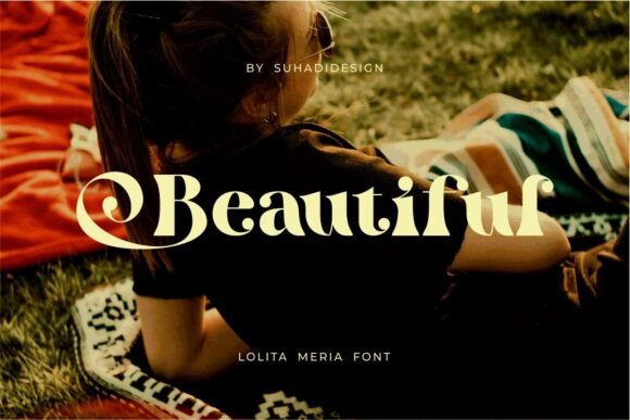 Lolita Meria Font PNG with transparent background - Preview 1