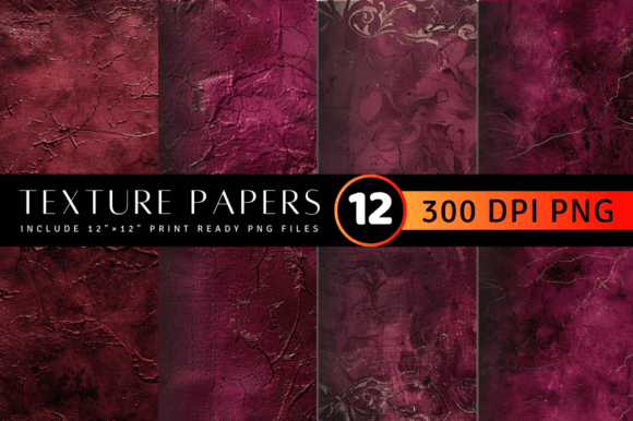 Luxury Burgundy Texture Digital Paper
