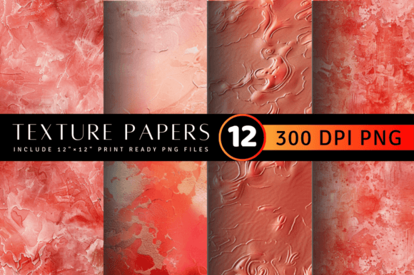 Luxury Coral Texture Digital Paper