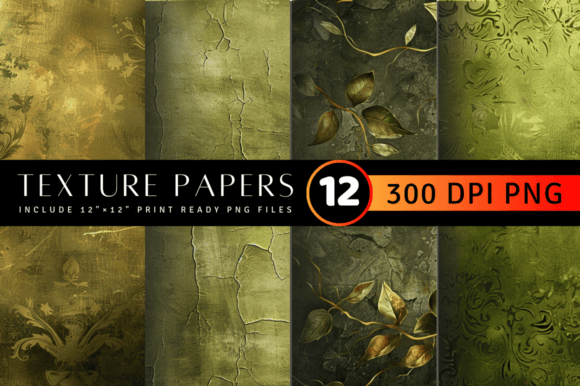 Luxury Olive Texture Digital Paper