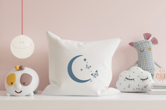 Moon Tattoo Font PNG with transparent background - Preview 2