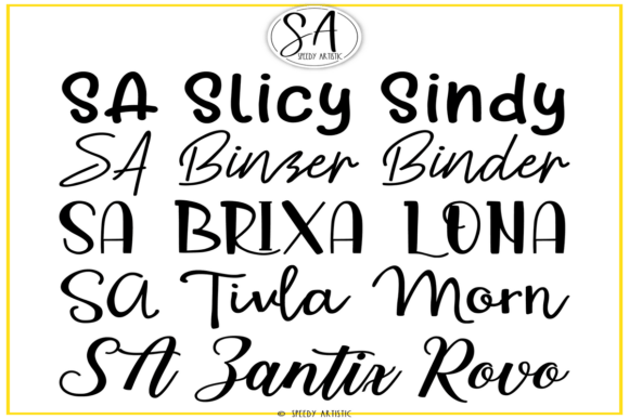 Script and Handwritten Bundle 16 Font PNG with transparent background - Preview 1