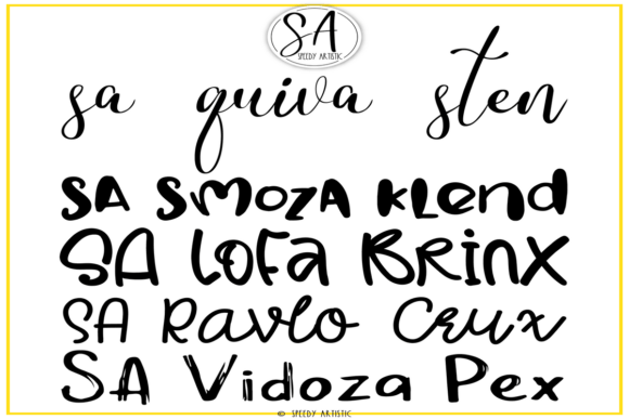 Script and Handwritten Bundle 16 Font PNG with transparent background - Preview 2