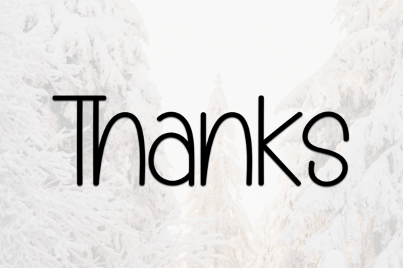 Snow Stories Font PNG with transparent background - Preview 5