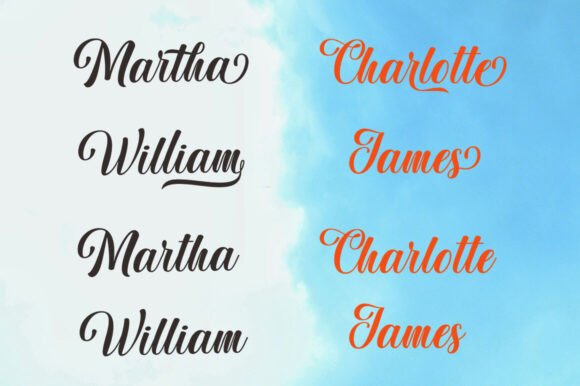 Aulora Script Font - Preview 2
