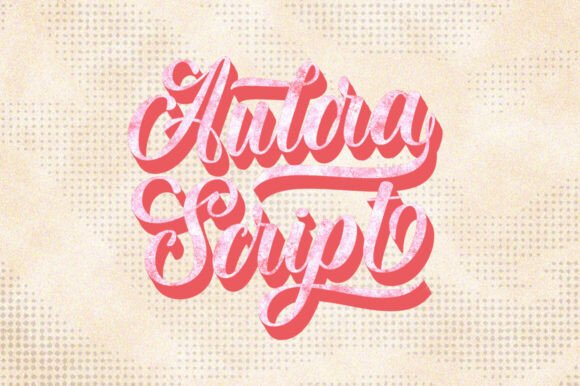 Aulora Script Font - Preview 6