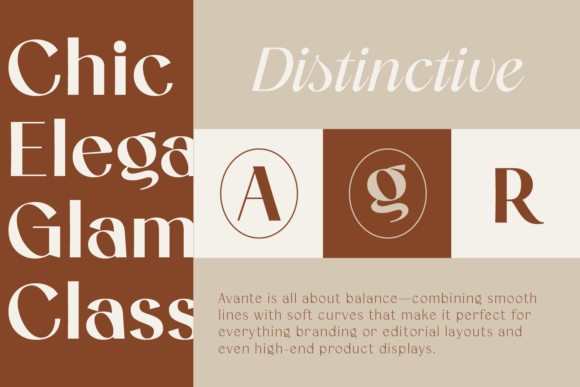 Avante Font - Preview 1