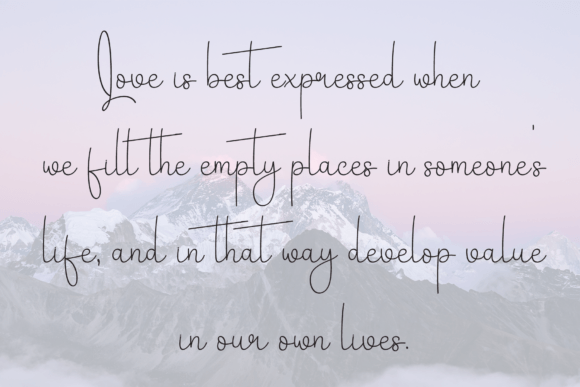 Beautiful Font - Preview 5