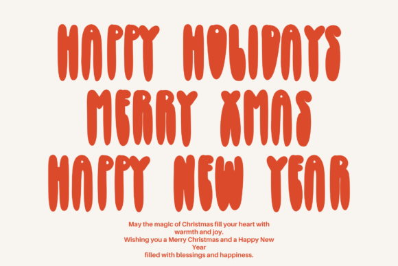 Chirstmas Condense Font PNG with transparent background - Preview 2