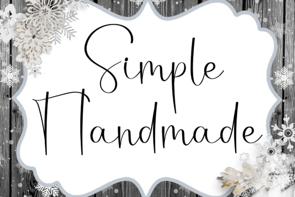 Christmas Samantha Font font preview - 6
