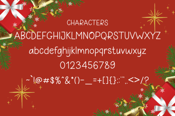 Christmas Shiny Font - Preview 2