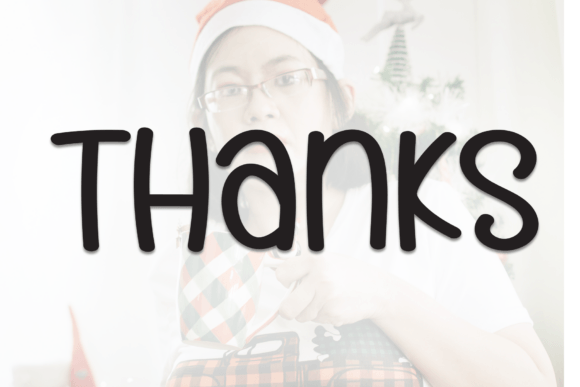 Chubby Christmas Font - Preview 6