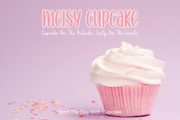 Cupcake Handmade Duo Font - Preview 1